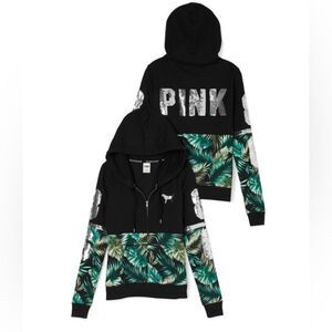 Victoria’s Secret Pink Bling Fern Limited Edition Hoodie XS